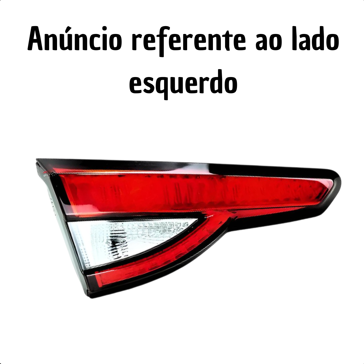 Lanterna Traseira Tampa Cristal Argo 2017 2018 a 2024 LE