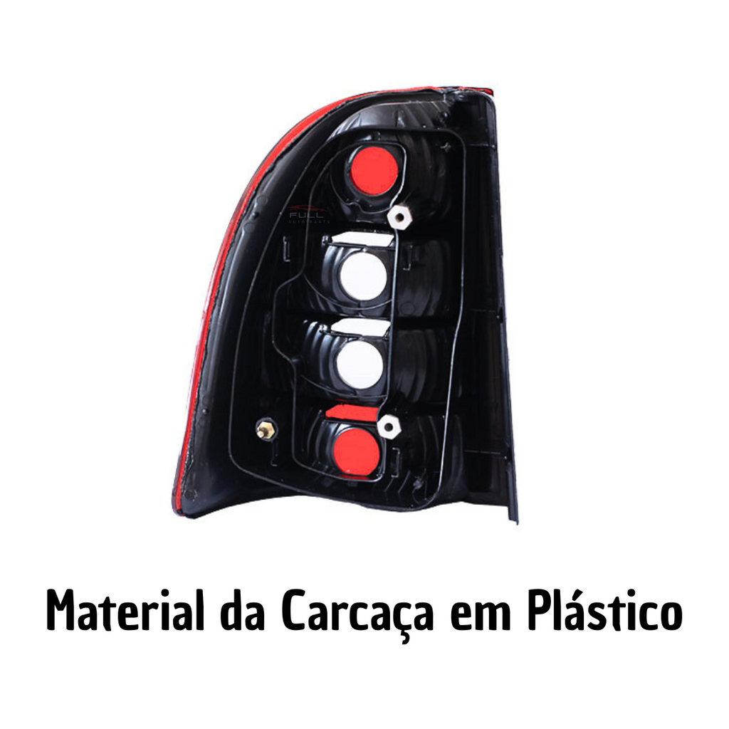 Lanterna Traseira Fiat Strada 2004 2005 2006 a 2008 Fumê LD
