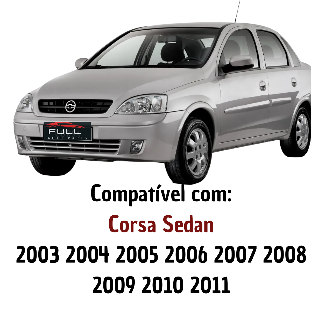 Lanterna Corsa Sedan Frente Montana 2003 A 2011 LD Cristal