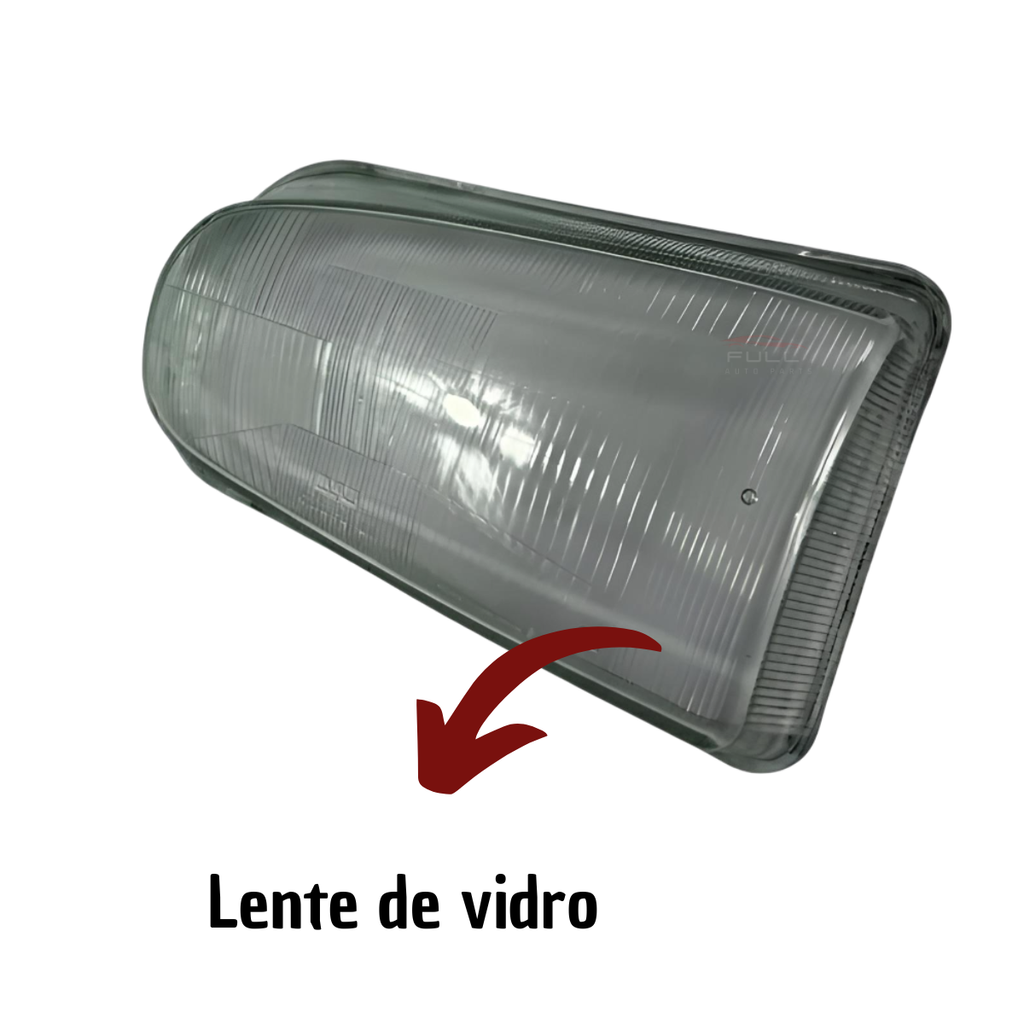 Lente Vidro Farol Gol Saveiro Parati G2 Lado Esquerdo