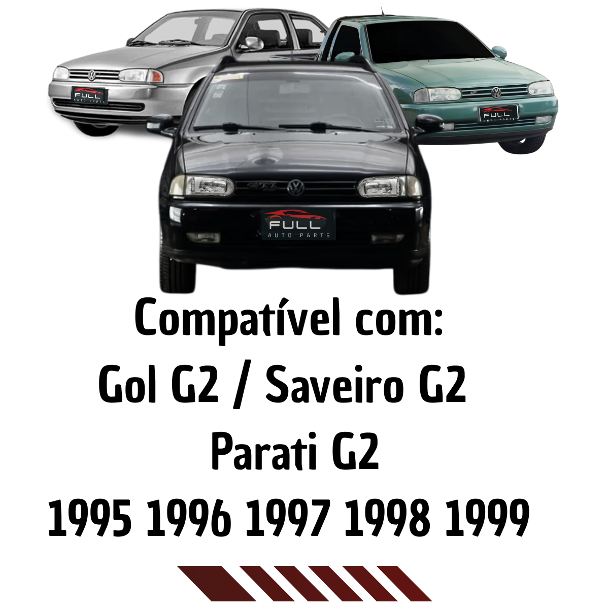 Farol Esquerdo Gol Saveiro Parati G2 Bola 1995 96 97 98 1999