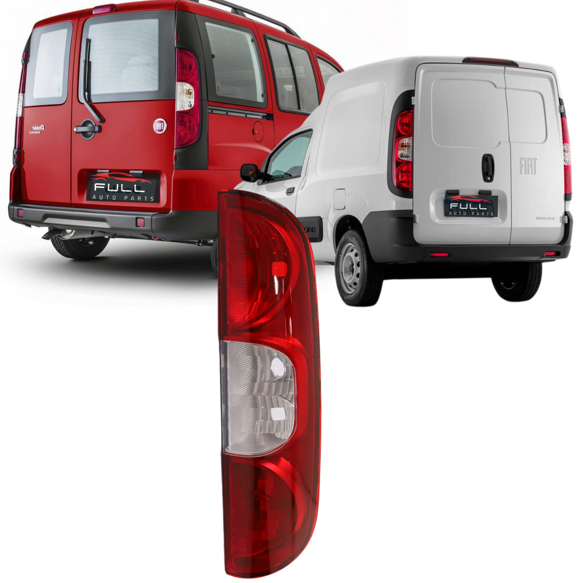 Lanterna Traseira Doblo 10-18 Fiorino 2014 Em Diante Ld Rubi