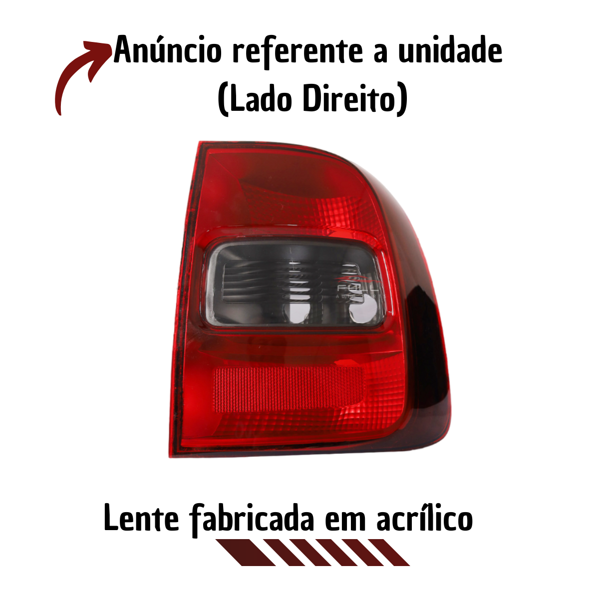 Lanterna Traseira Saveiro G5 G6 2009 2010 11 A 2016 Ld Fume