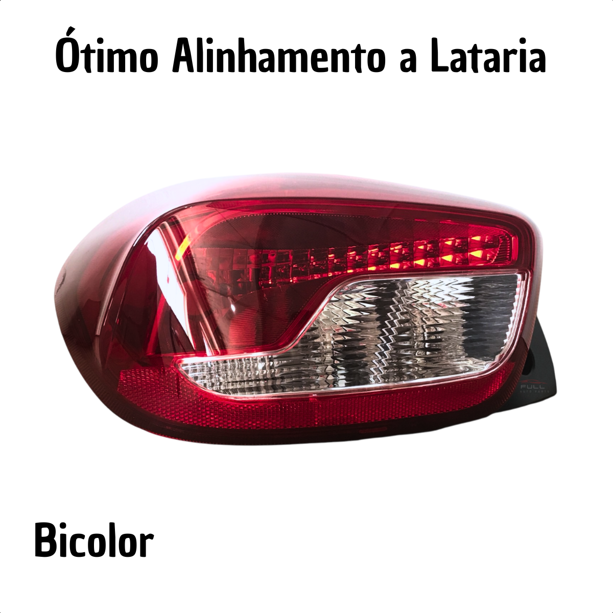 Lanterna Traseira Renault Kwid 2017 2018 a 2023 Bicolor LE