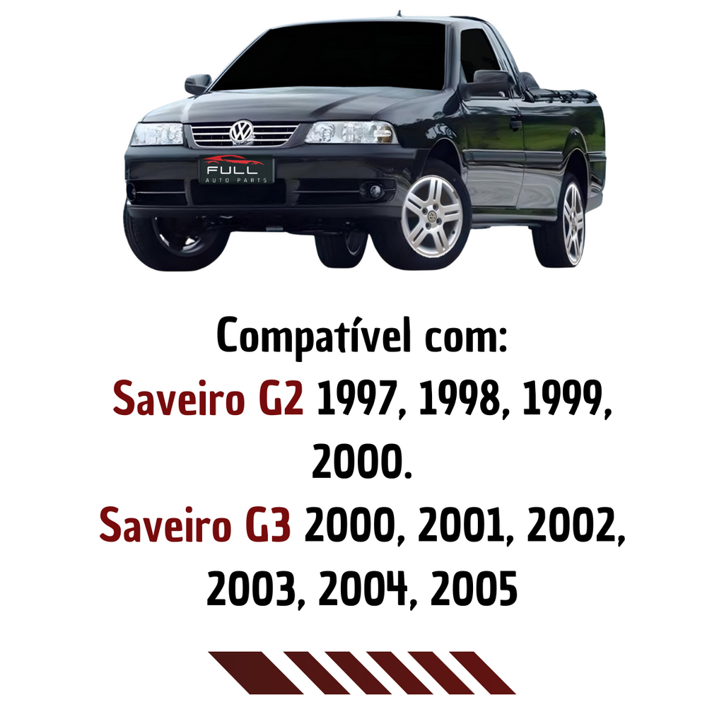 Lanterna Traseira Saveiro G2 G3 Le 1997 98 A 2005 Âmbar