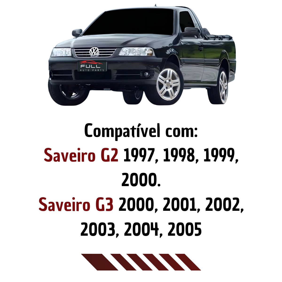 Lanterna Traseira Saveiro G2 G3 Le 1997 98 A 2005 Âmbar
