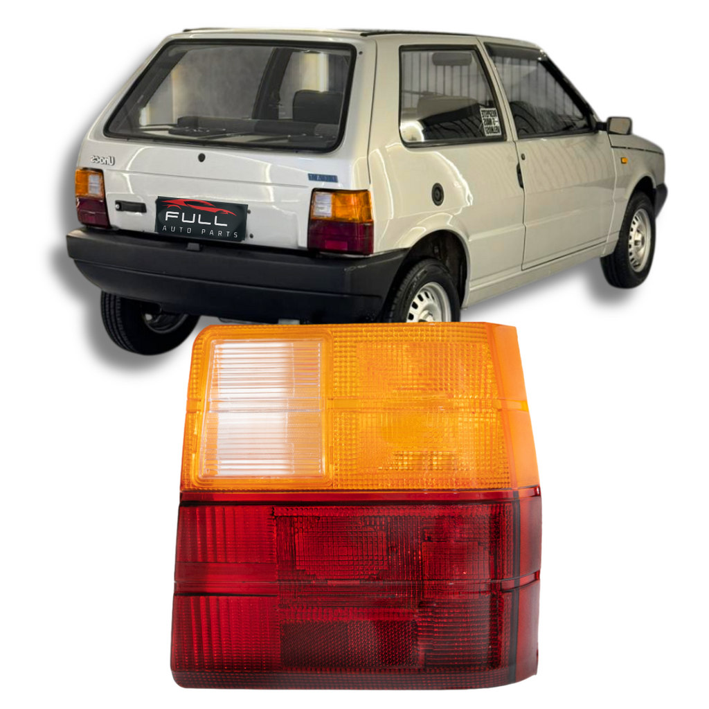 Lente Lanterna Traseira Fiat Uno 1984 A 2004 C/ré Âmbar Ld