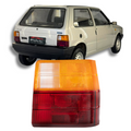 Lente Lanterna Traseira Fiat Uno 1984 A 2004 C/ré Âmbar Ld