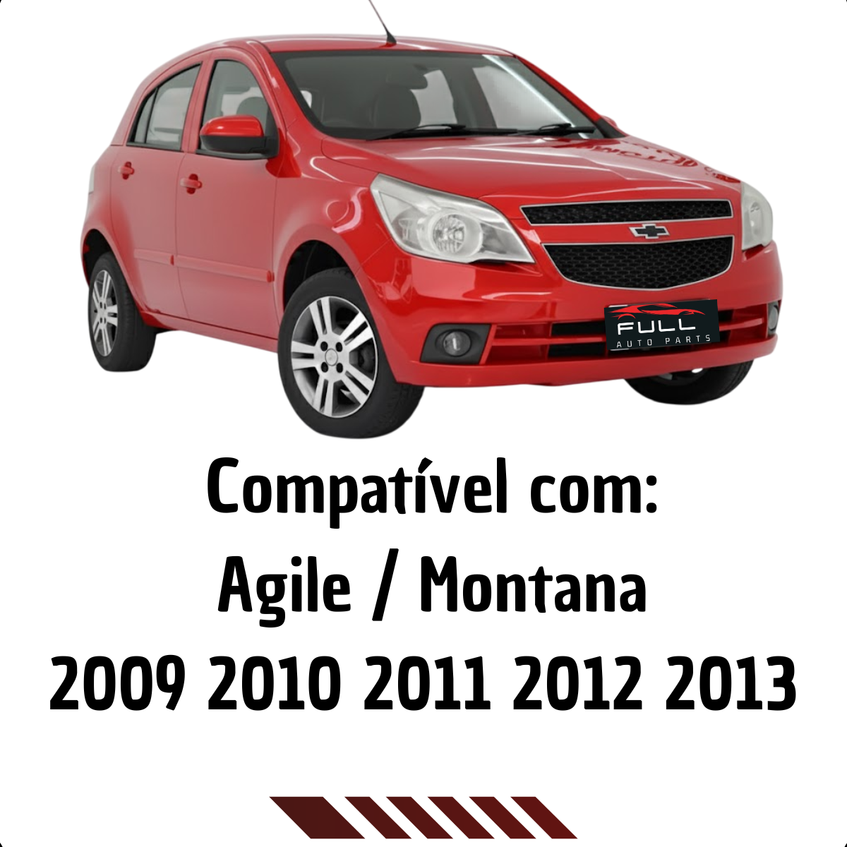 Farol Agile Montana 2009 2010 2011 2012 2013 Cromado LD