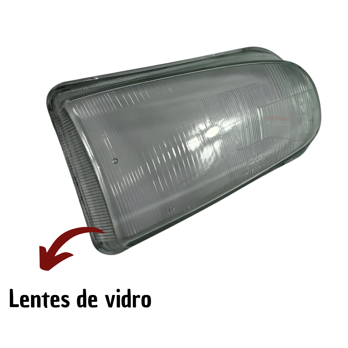 Lente Vidro Farol Gol Saveiro Parati G2 Lado Direito