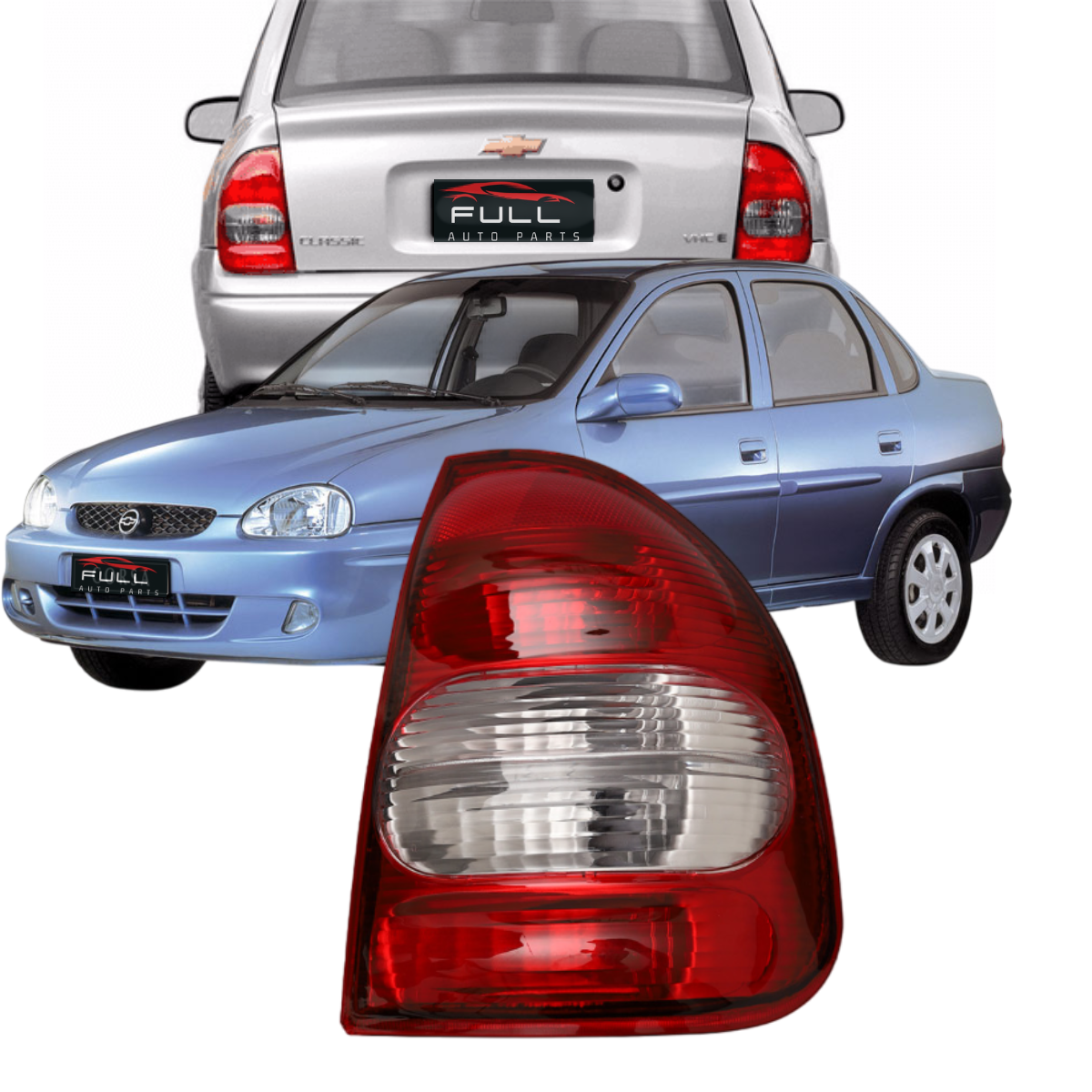 Lanterna Traseira Direita Gm Corsa Sedan Classic 2000 A 2010