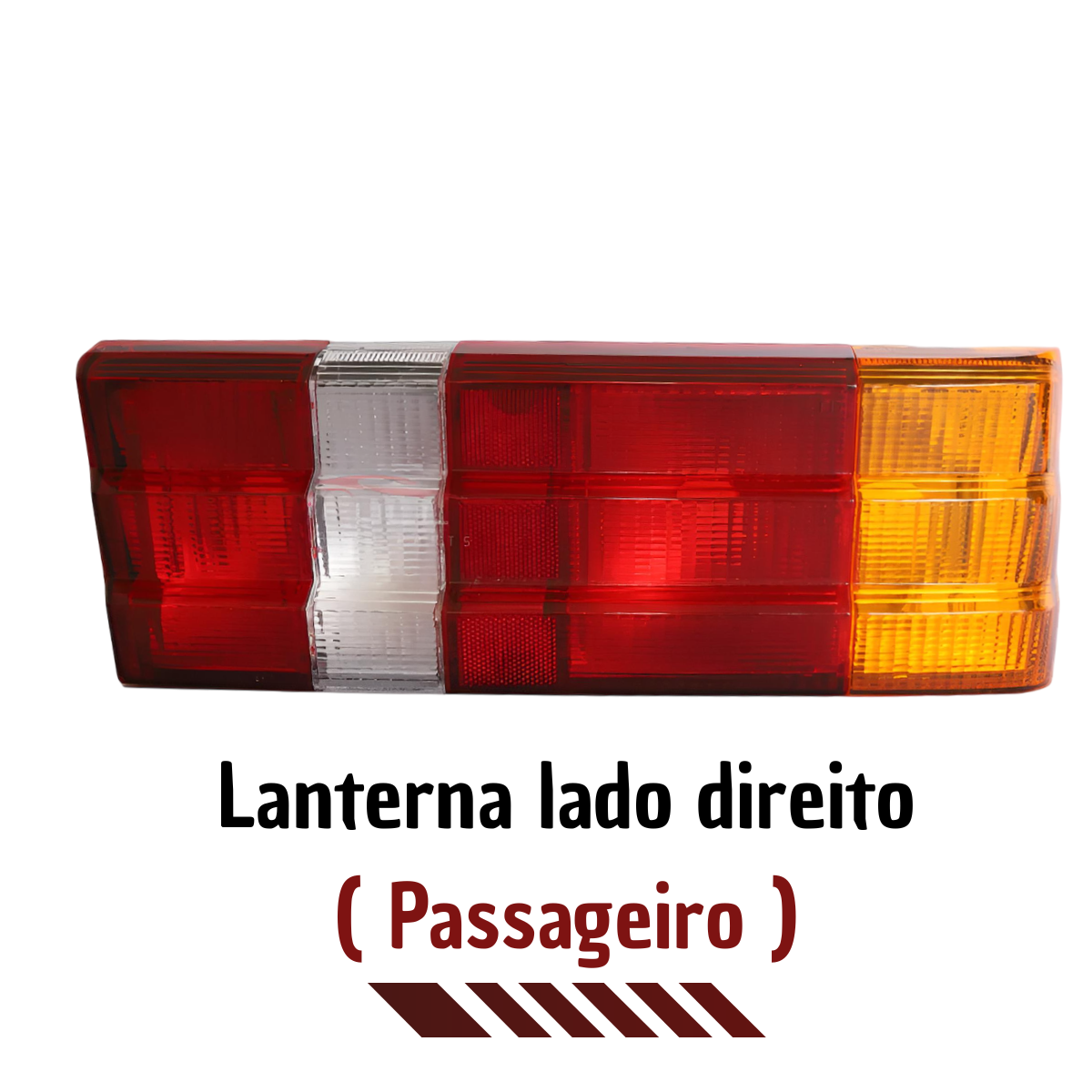 Lanterna Traseira Lado Direito Escort 1982 a 1986 Âmbar
