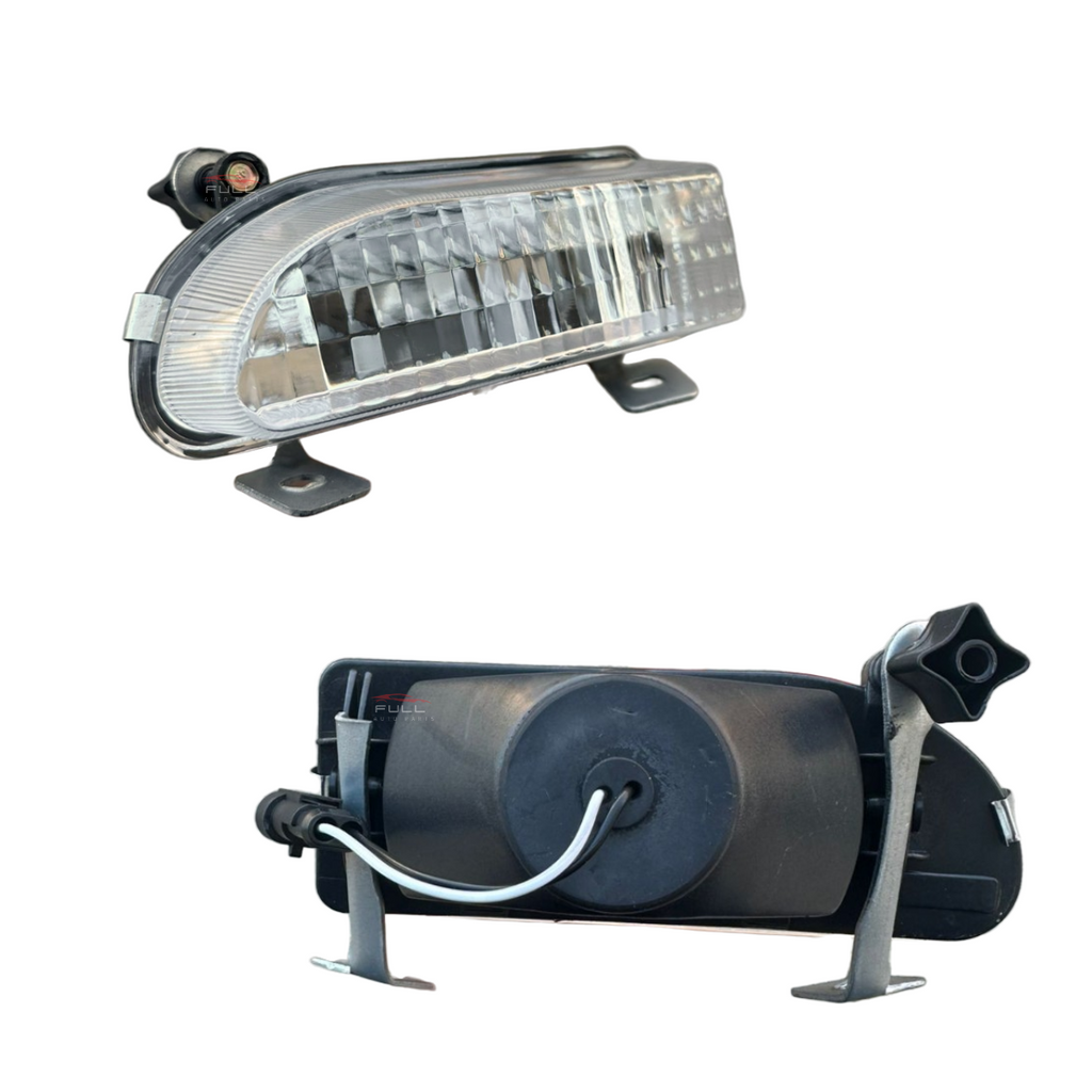 Kit Farol de Milha Gol G2 1995 a 2000 Botão Universal Sem Moldura