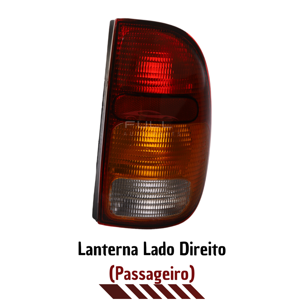 Lanterna Traseira Saveiro G2 G3 1997 98 A 2005 Ambar LD