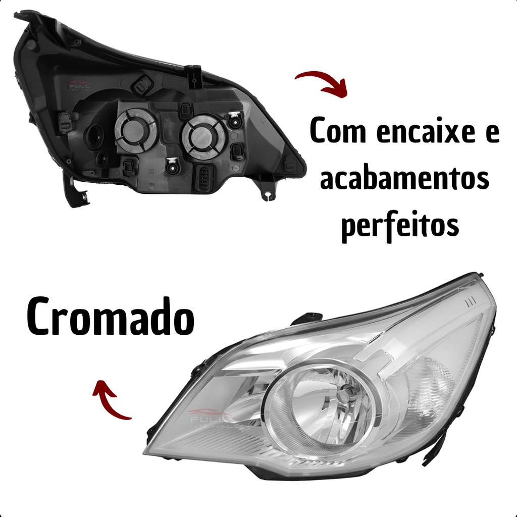 Farol Chevrolet Agile 2009 2010 2011 2012 2013 Montana LE