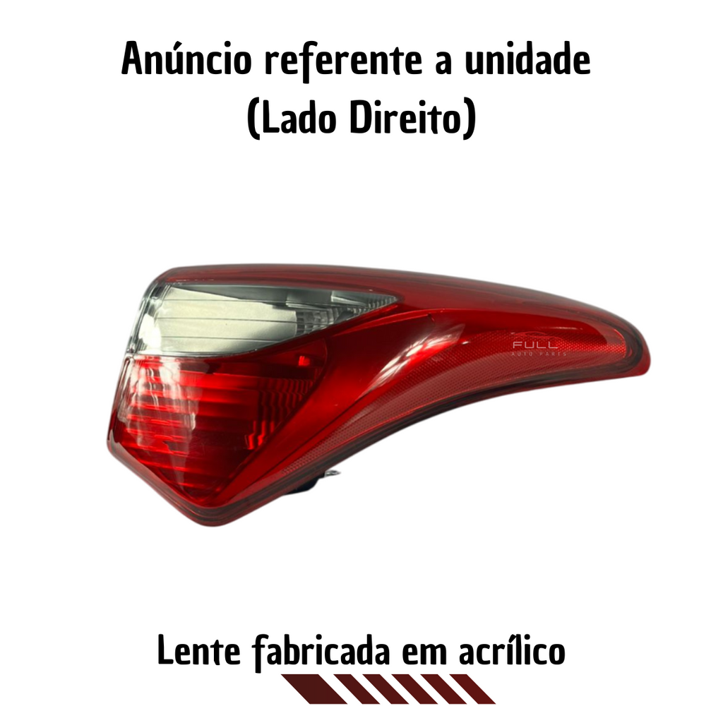 Lanterna Traseira Canto Lado Direito Hb20 2012 A 2018 Fumê