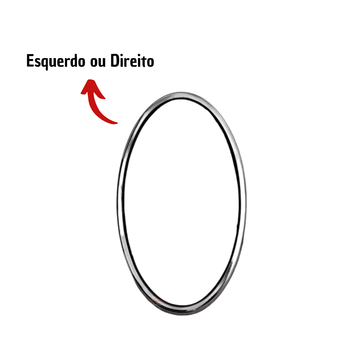ARO TRASEIRO CROMADO FUSCA 1200/1300