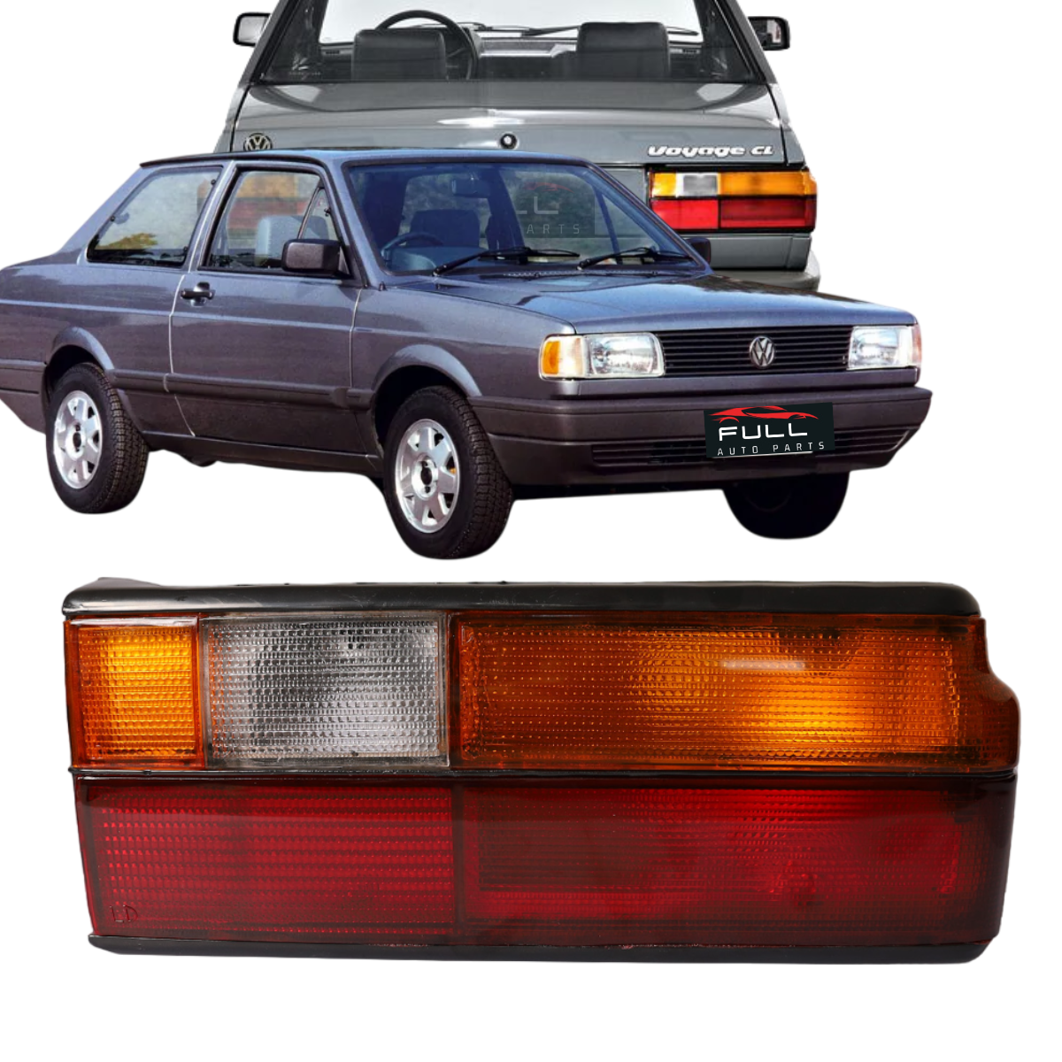 Lanterna Traseira Voyage Lado Direito 1991 1992 a 1996 Âmbar
