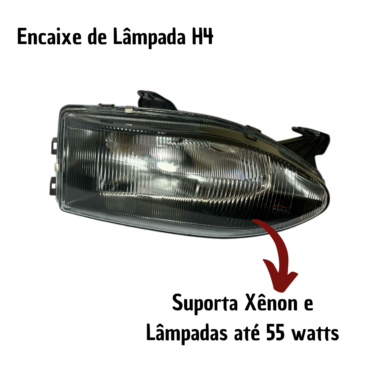 Farol Mascara Negra Direito Palio Siena 1996 97 98 A 2000