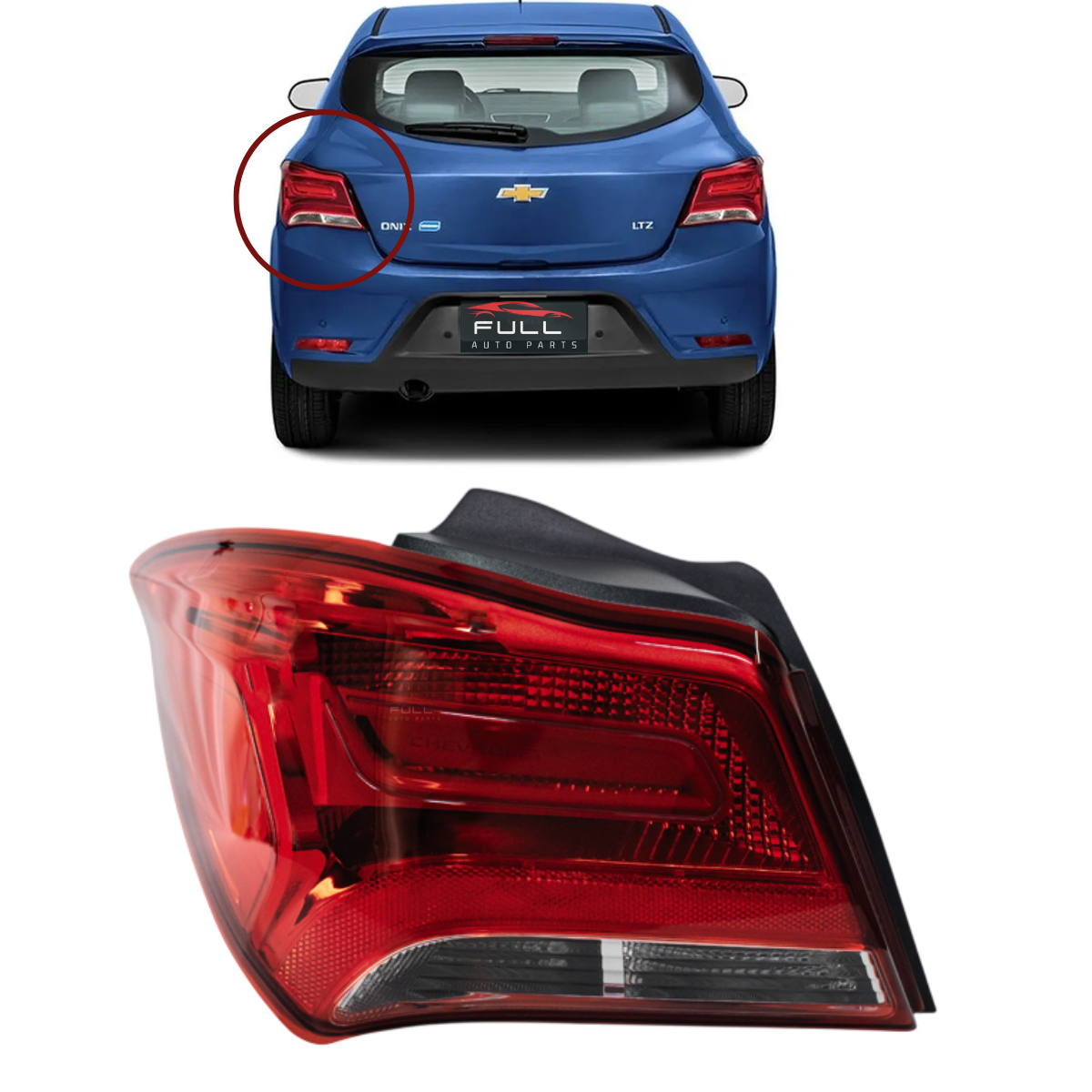 Lanterna Traseira Onix LT / LTZ 2017 a 2020 Joy 20 a 22 LE
