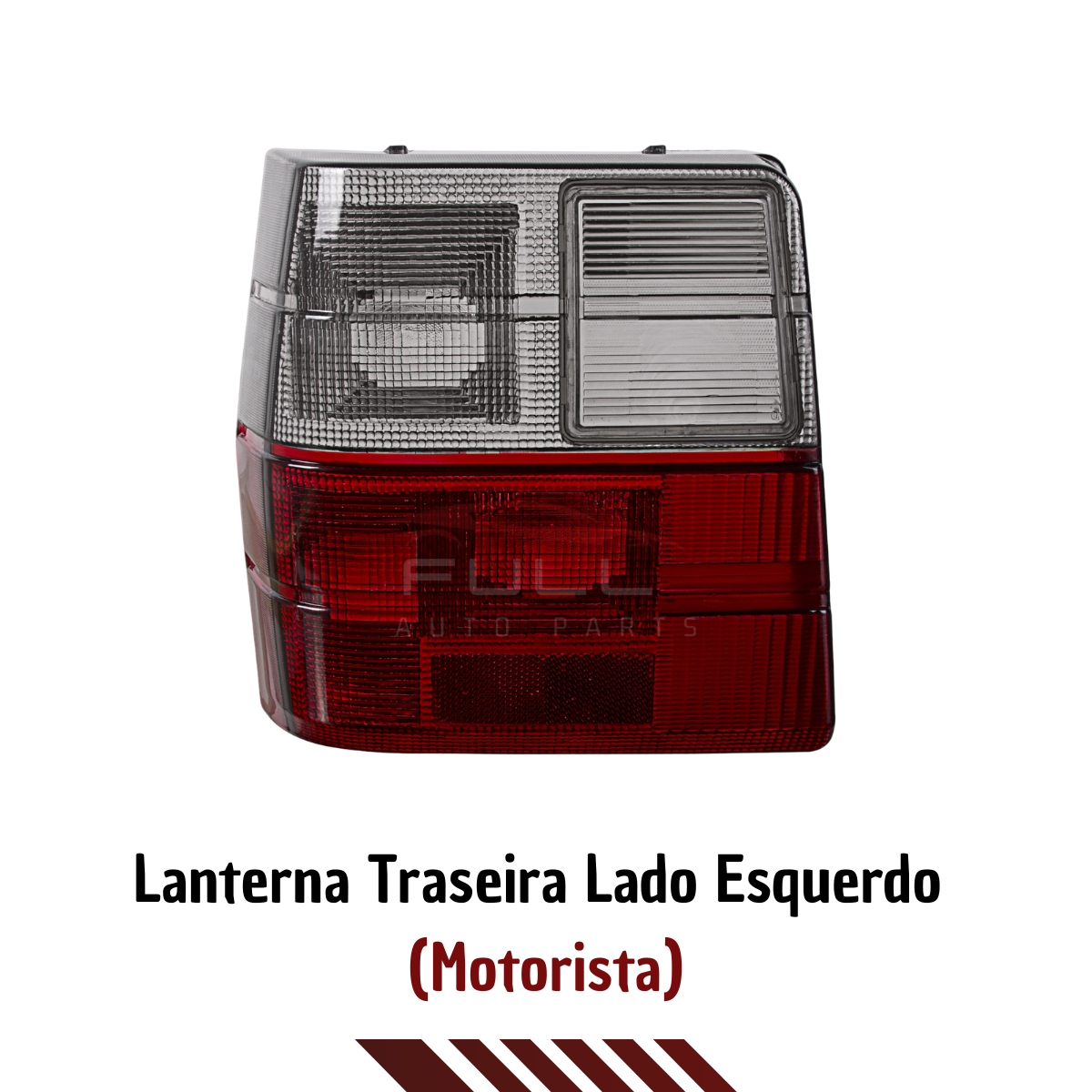 Lente Lanterna Traseira Uno 1984 1985 86 a  2004 C/ré Fumê Le