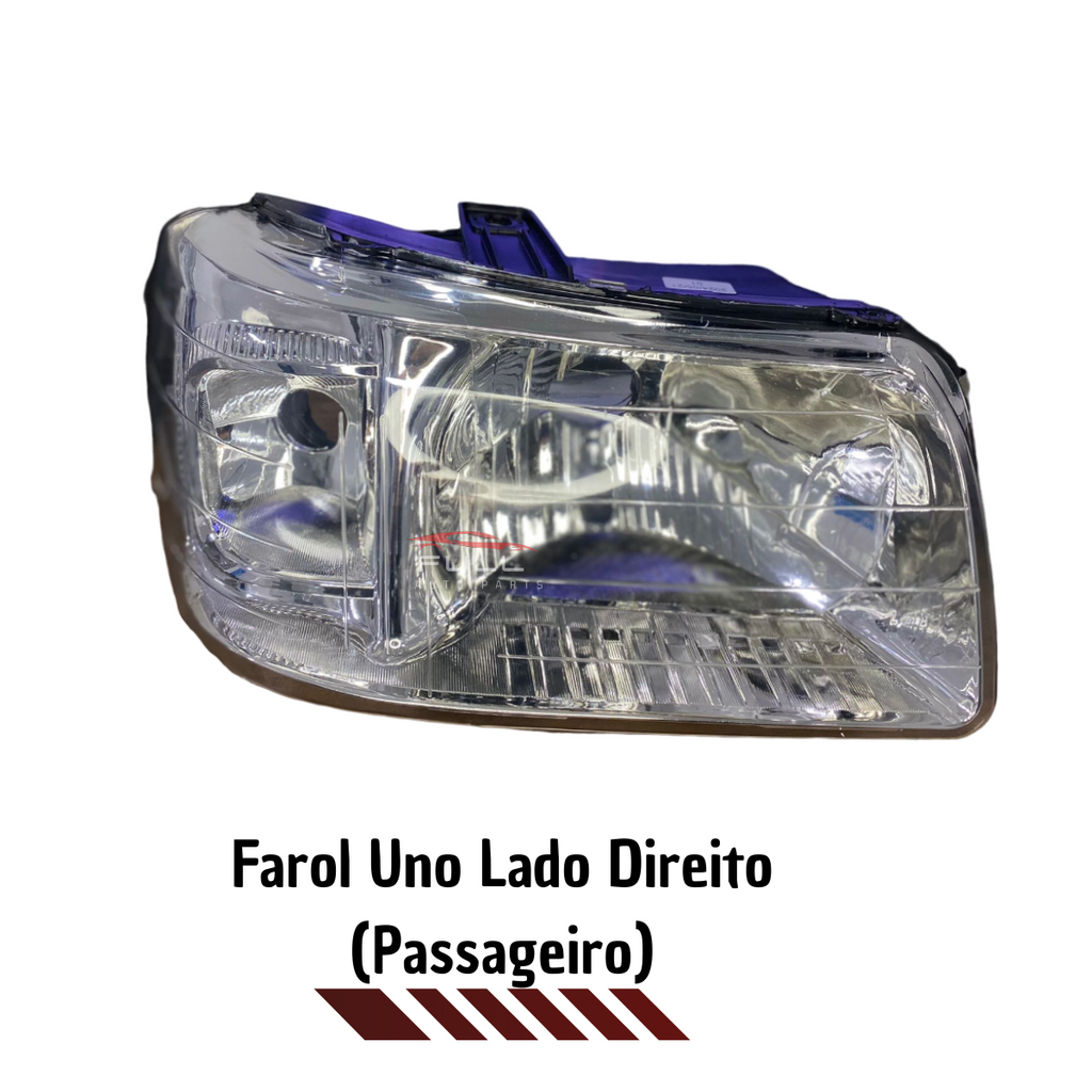 Farol Direito Fiat Uno Fiorino Mille Fire 2004 A 2013