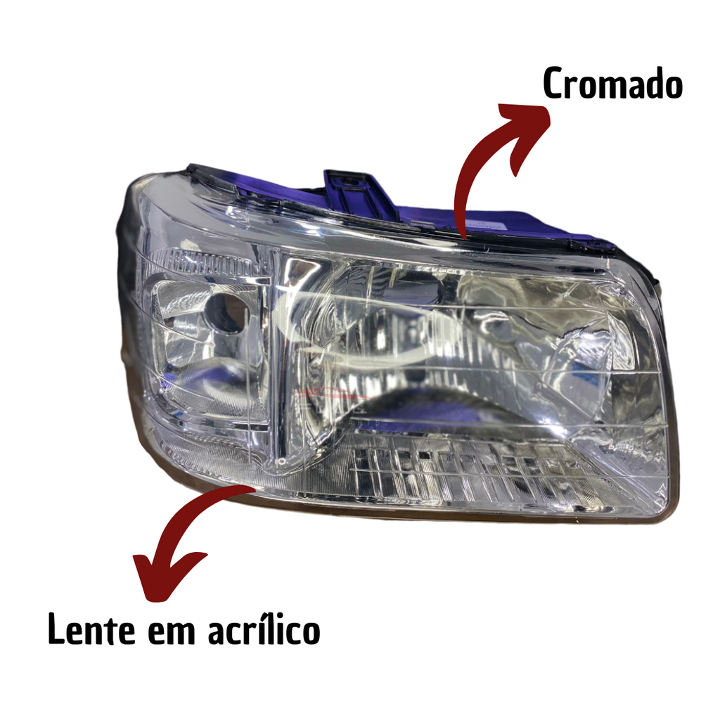 Farol Direito Fiat Uno Fiorino Mille Fire 2004 A 2013