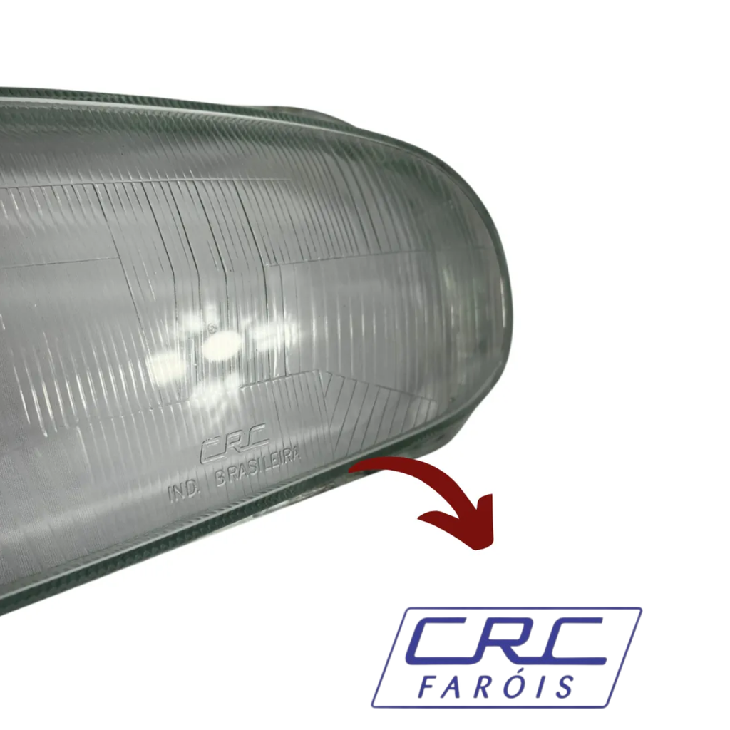 Lente Vidro Farol Gol Saveiro Parati G2 Lado Esquerdo