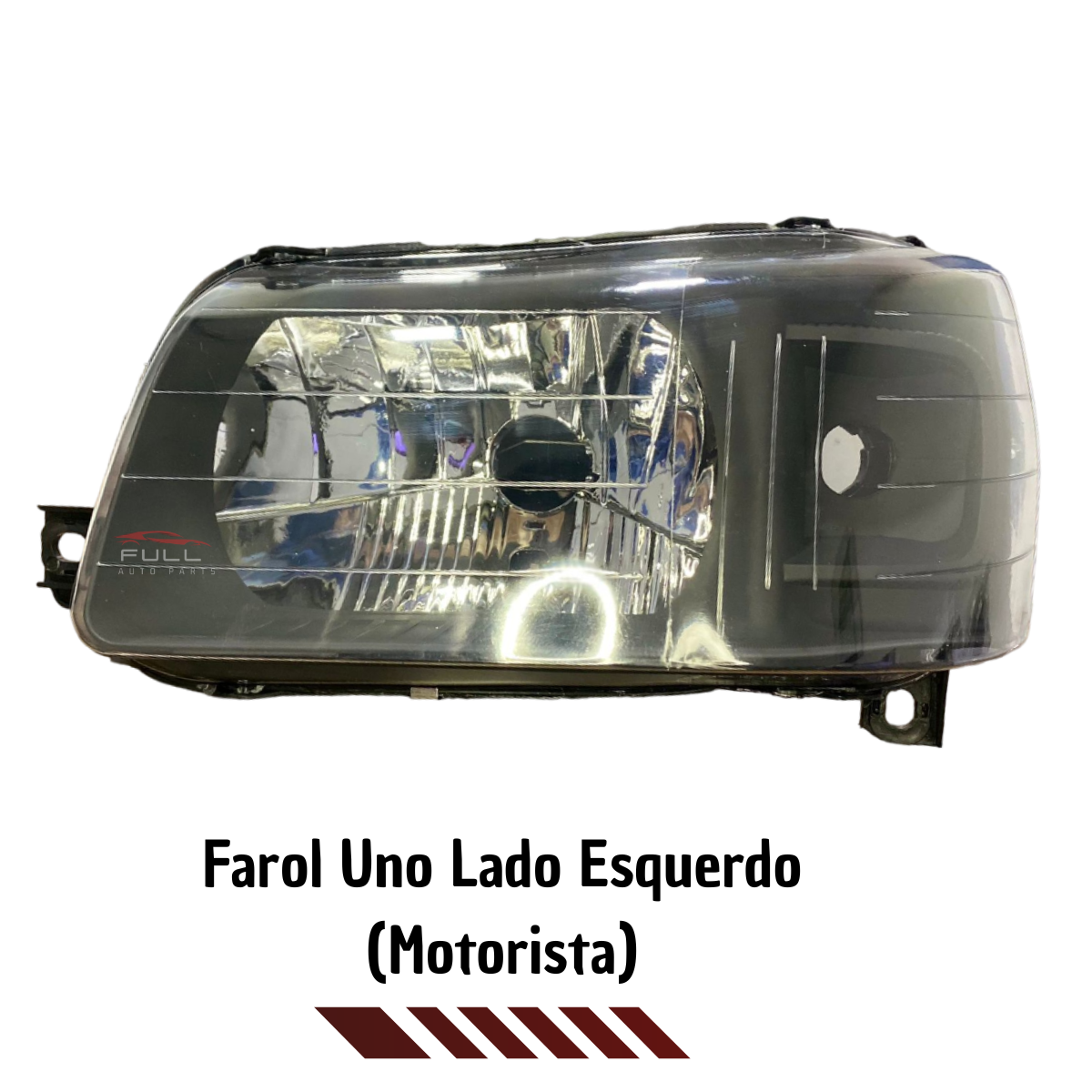 Farol Esquerdo Fiat Uno Fiorino Mascara Negra 2004 A 2013