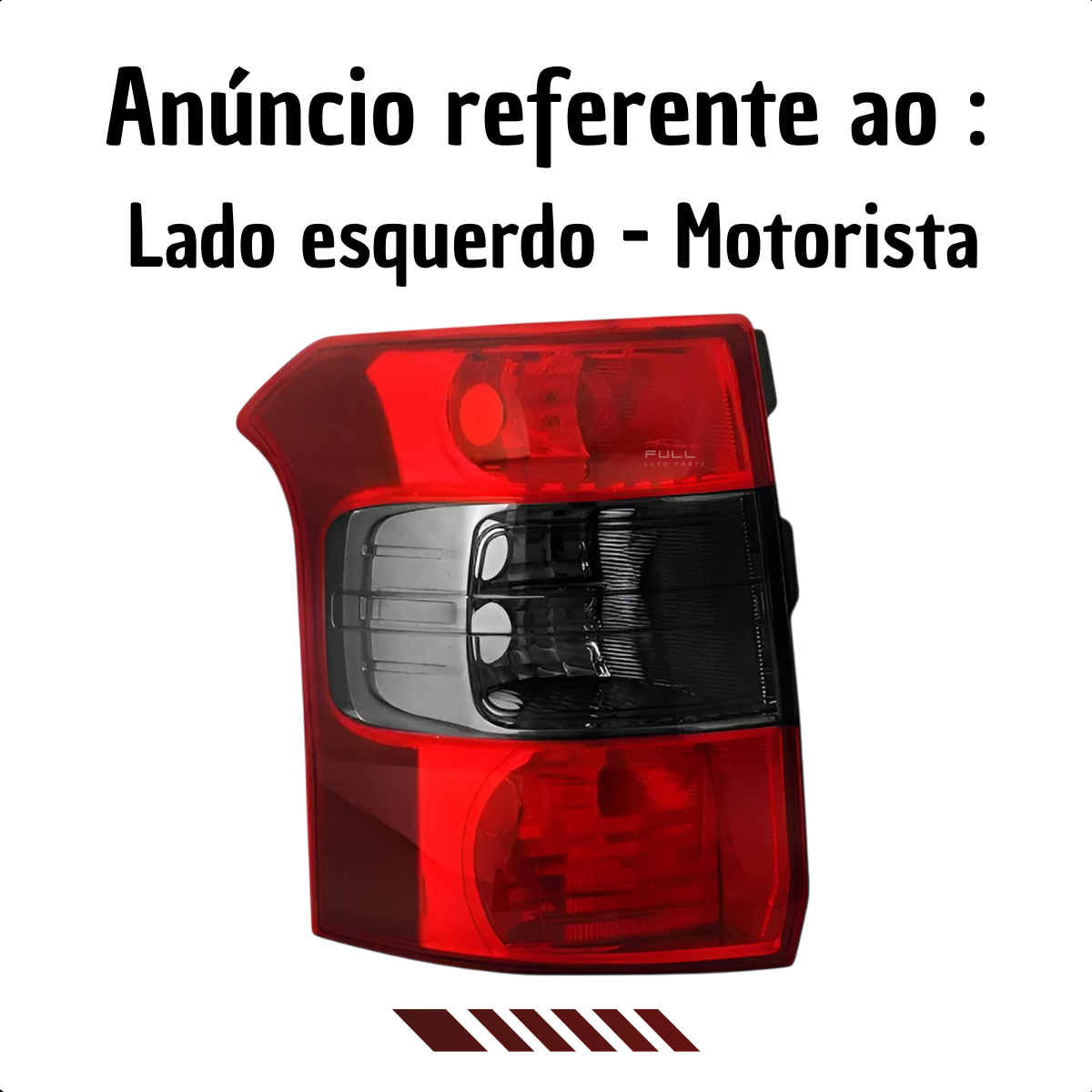Lanterna Traseira Montana Lado Esquerdo 2011 a 2021 Fume