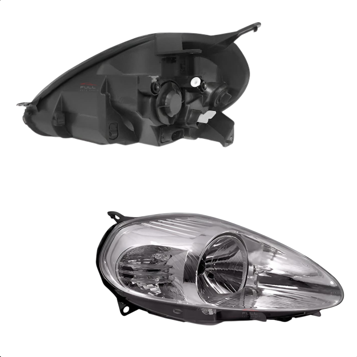 Farol Fiat Punto 2007 2008 2009 2010 2011 2012 Cromado LD
