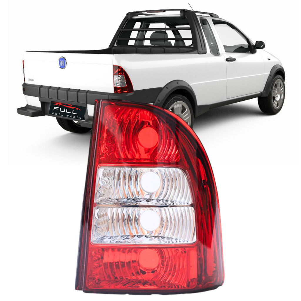 Lanterna traseira Fiat Strada 2004 2005 a 2008 Bicolor LD