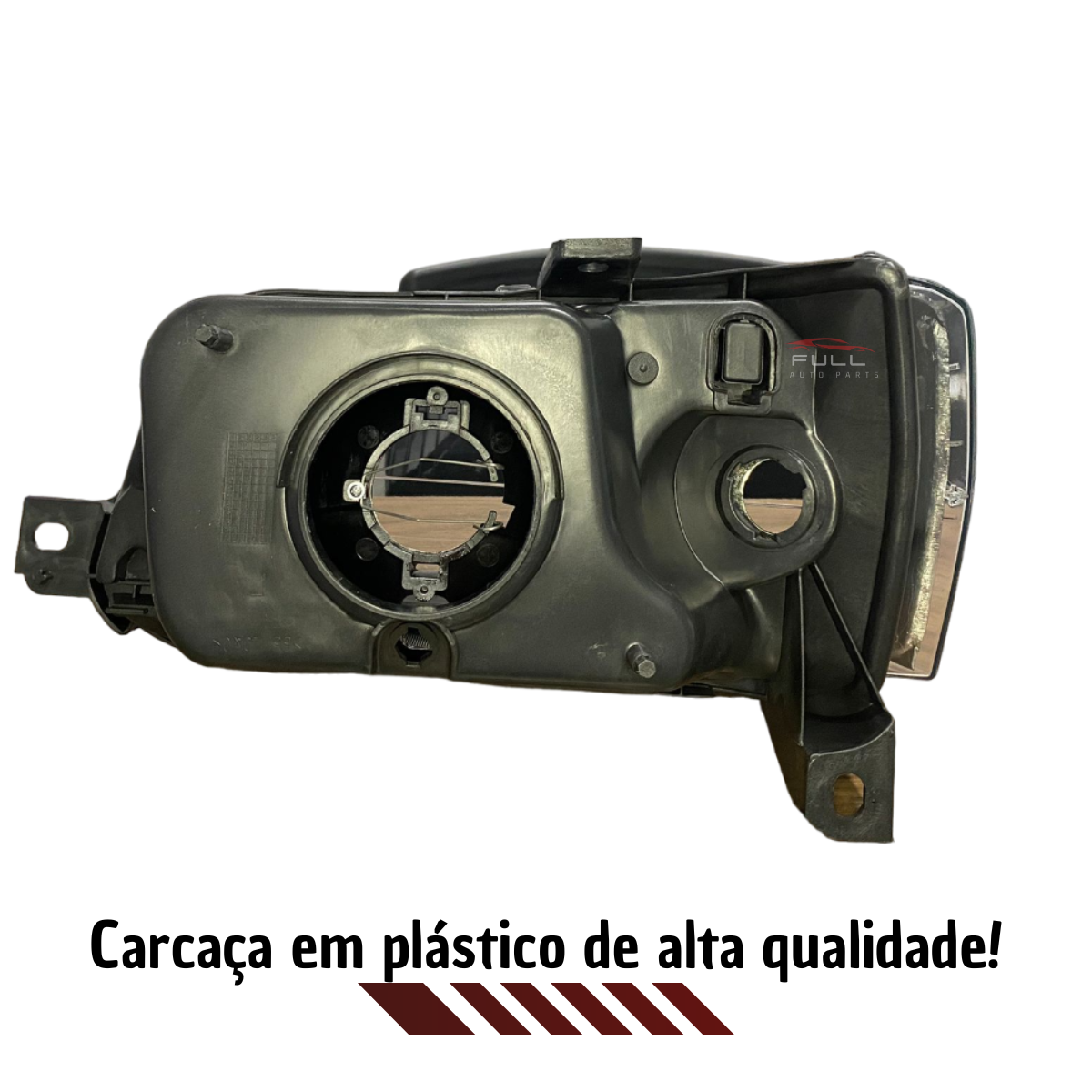 Farol Esquerdo Fiat Uno Fiorino Mascara Negra 2004 A 2013