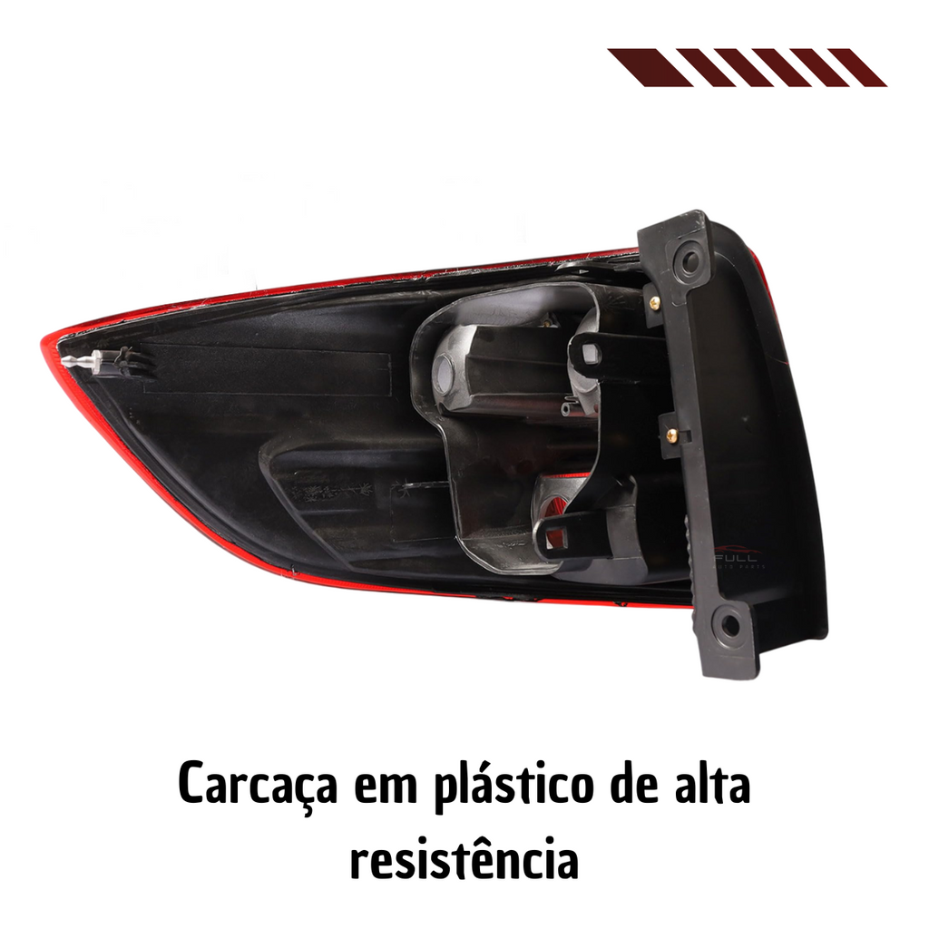 Lanterna Traseira Strada 2014 15 2016 17 2018 19 a 2020 Fume