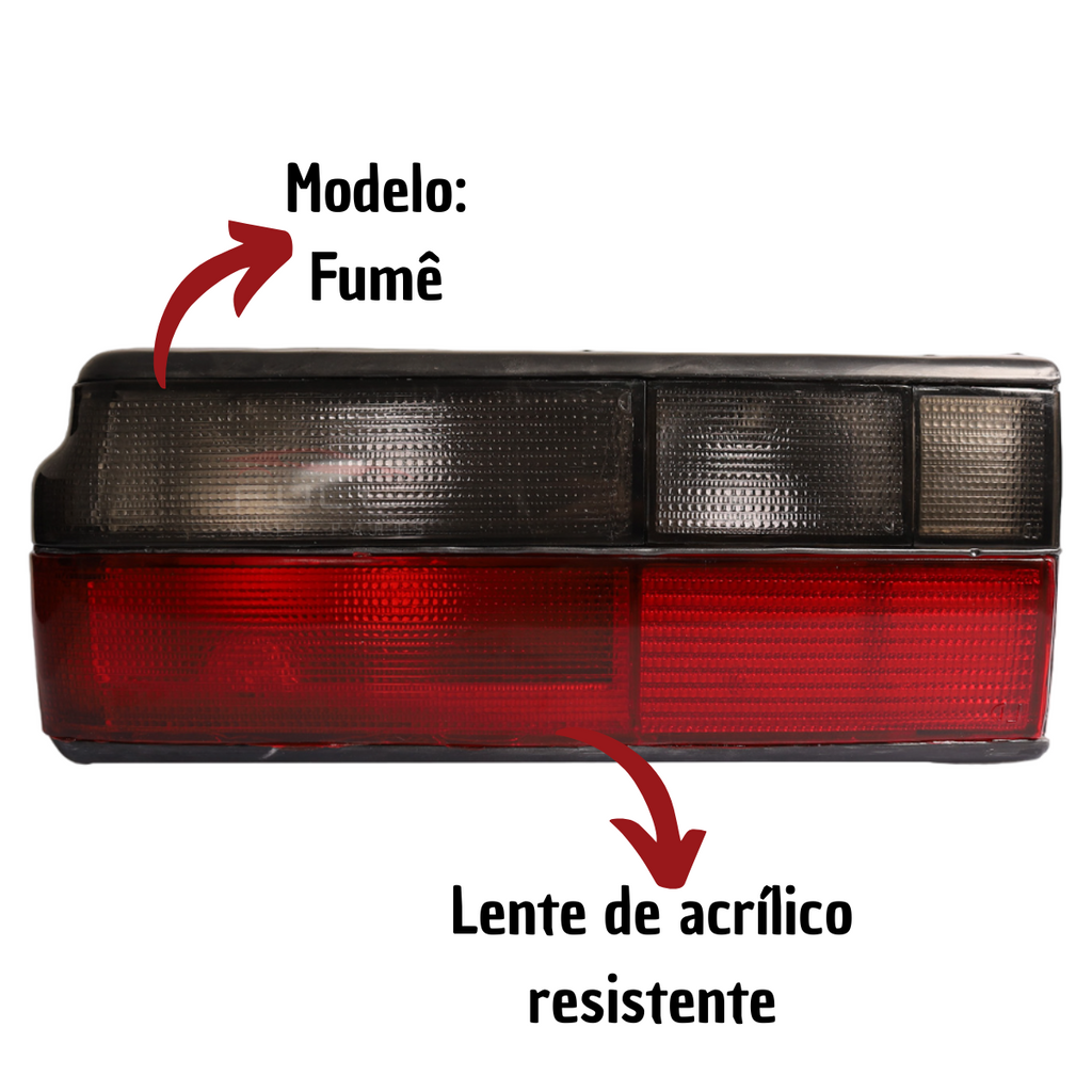 Lanterna Traseira Vw Voyage 1991 1992 1993 1994 1995 Fumê LE