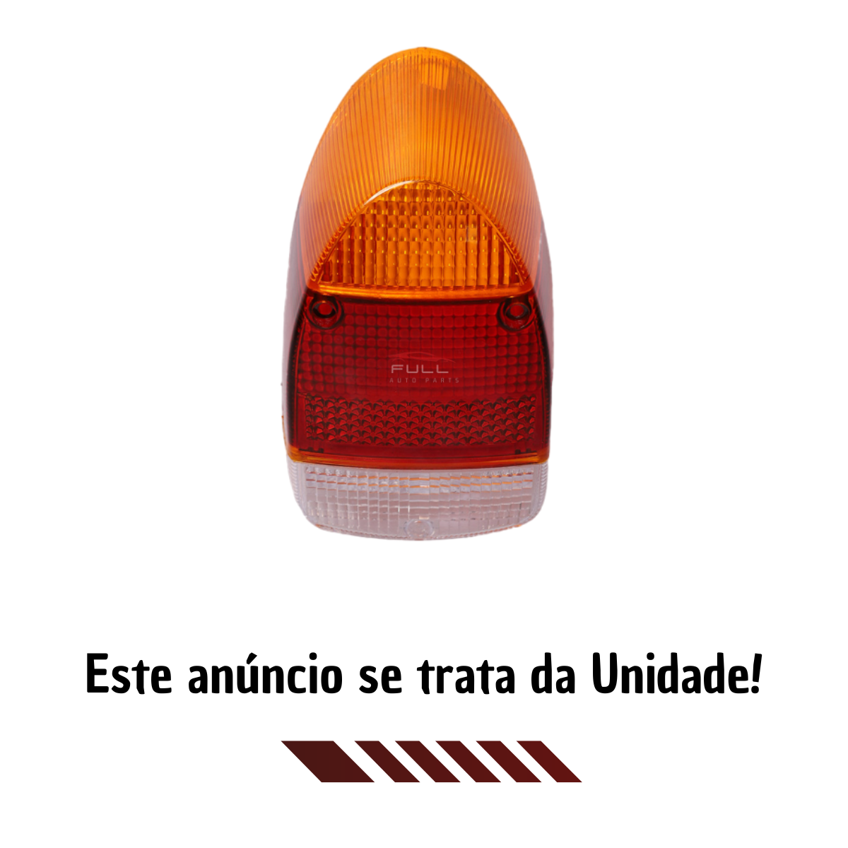 Lente Lanterna Fusca 1300/1500 LD/LE Âmbar