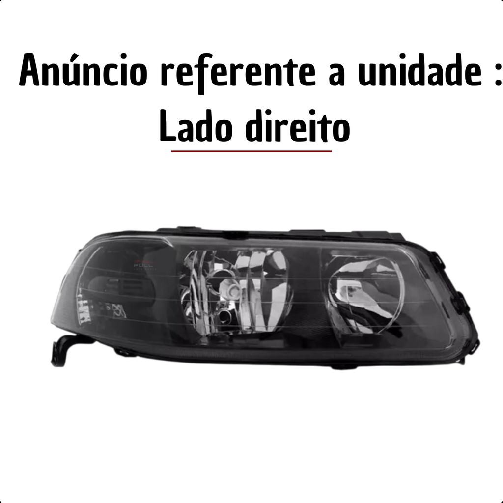 Farol Dianteiro Máscara Negra Gol G3 2001 2002 a 2005 LD