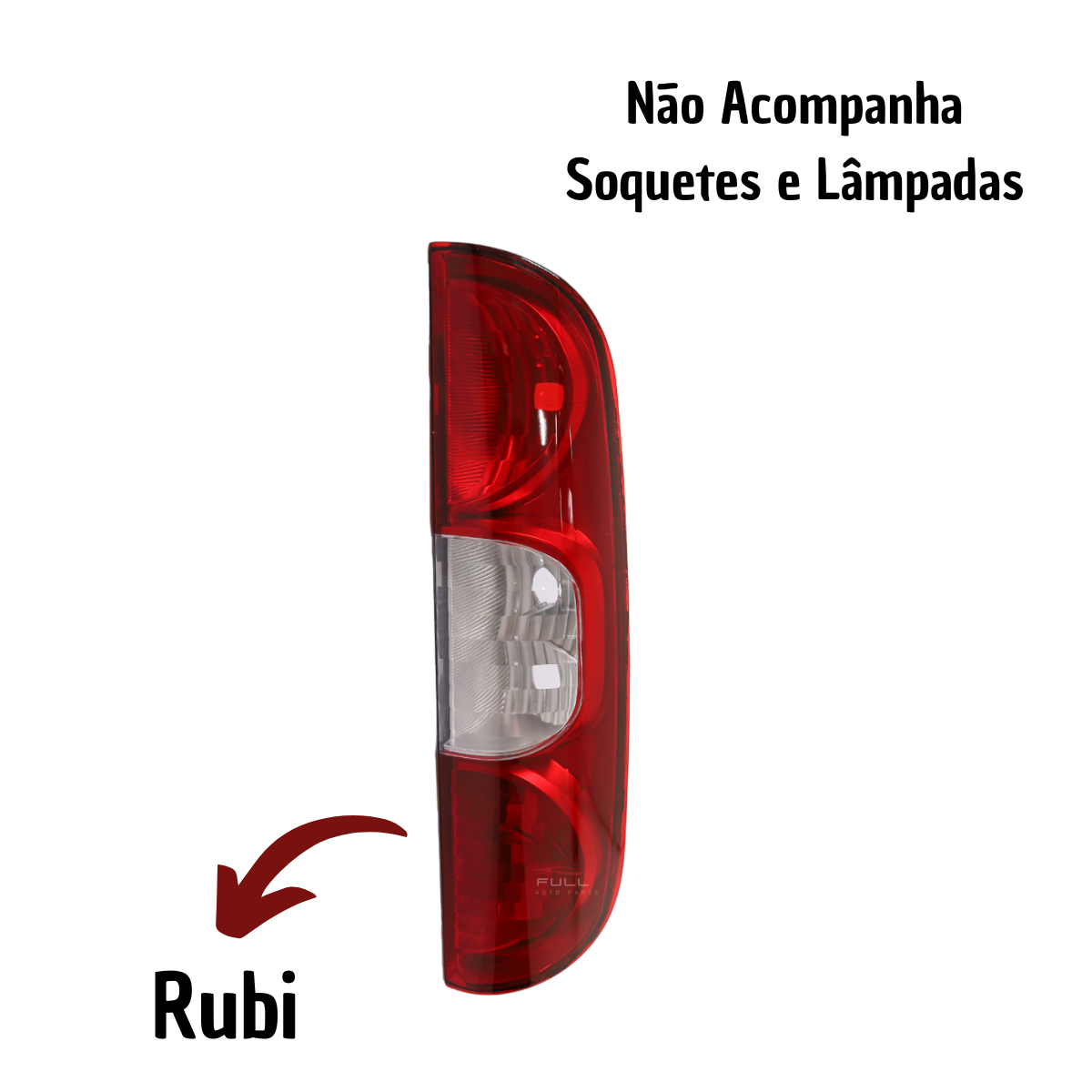 Lanterna Traseira Doblo 10-18 Fiorino 2014 Em Diante Ld Rubi