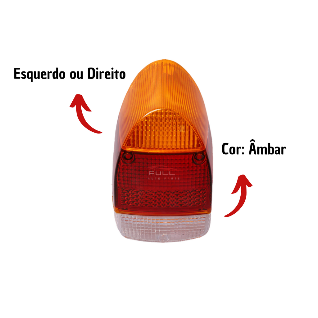 Lente Lanterna Fusca 1300/1500 LD/LE Âmbar