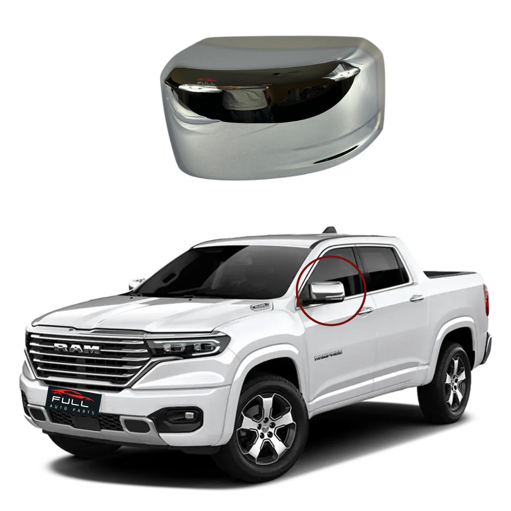 Capa retrovisor cromado Ram Rampage 2023 2024 LE original