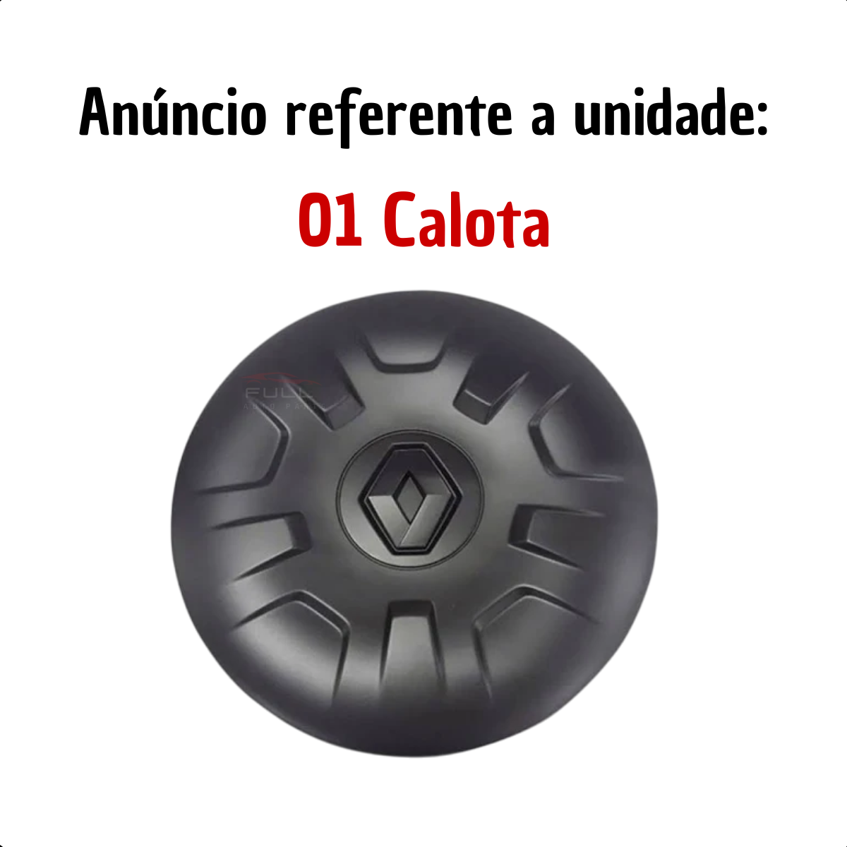 Calota Master Centro Logo Preta 2014 2015 2016 2017 a 2020