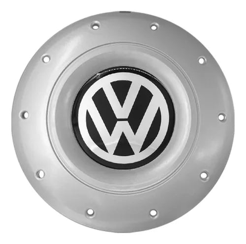 Calota Roda Ferro Vw Aro 13 14 15 Amarok 4 Furos Prata