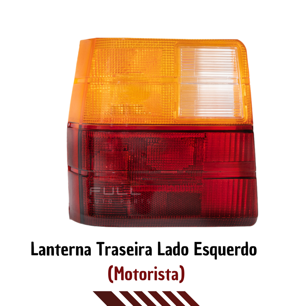 Lente Lanterna Traseira Fiat Uno 1984 A 2004 C/ré Âmbar Le