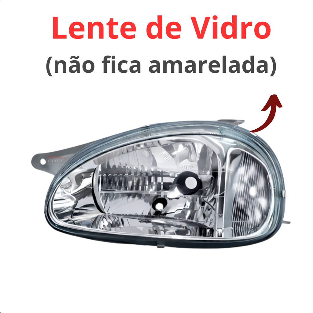 Farol Esquerdo Corsa Classic Wind 1994 1995 1996 1997 a 2010