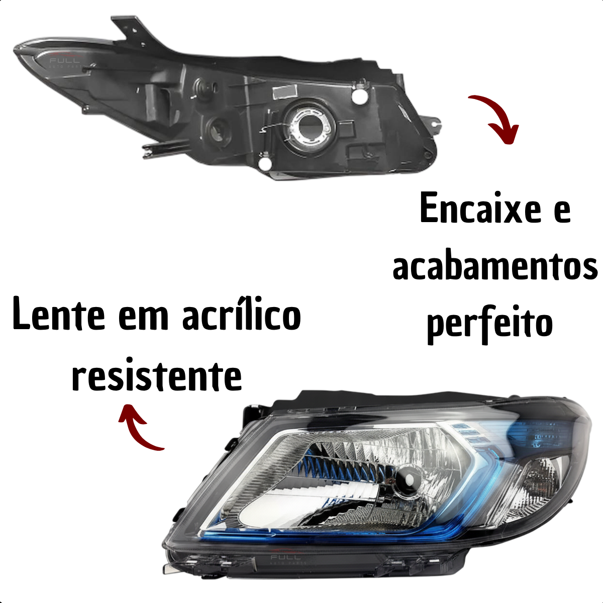 Farol Onix Joy Prisma 2012 13 14 15 16 a 19 Máscara Azul LE